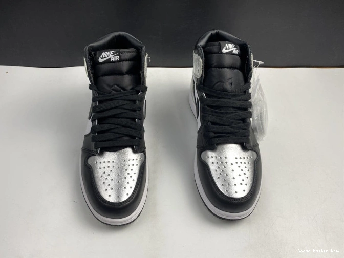 JORDAN SILVER HIGH WMNS 1 TOE AIR CD0461-001 OG 0714